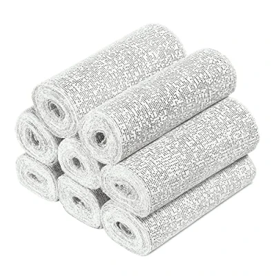 Abbildung von Navaris Babybauch Gipsbinden 8er Set 8x Gips Abdruck Binden 15 cm x 300 für Baby Bauch Verband Gipsabdruck Gipsbinde zum Basteln schnelltrocknend