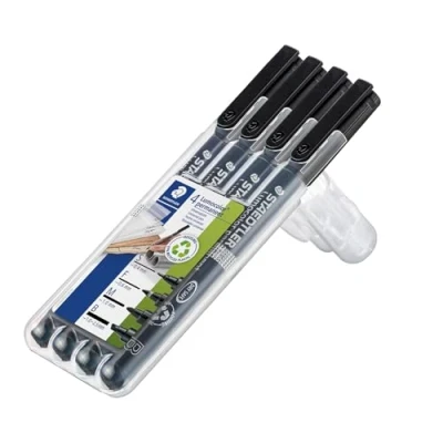 Abbildung von Staedtler Lumocolor permanent pen set Box S F M B 31 9WP4GS