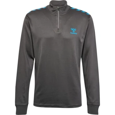 Abbildung von Hummel Hmlstaltic POLY HALF ZIP L/S Sweatshirt, Herren, Größe: 3XL, Magnet