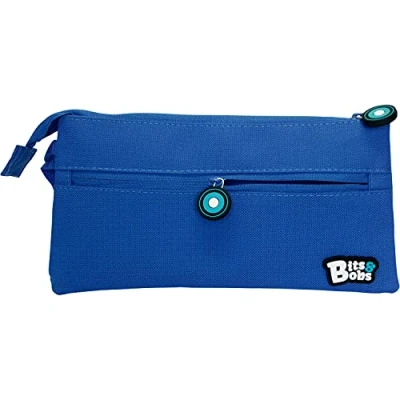 Abbildung von Grafoplás 37543830 Flacher Schulkoffer, blau, 23,5 x 12 cm, Bits &amp; Bobs