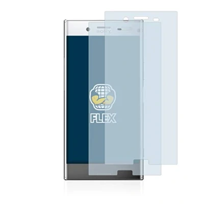Abbildung von BROTECT 2 Stück Full Cover Schutzfolie für Sony Xperia XZ Premium Screen Displayschutz Folie [3D Curved, Anti Fingerprint, Kristall Klar]