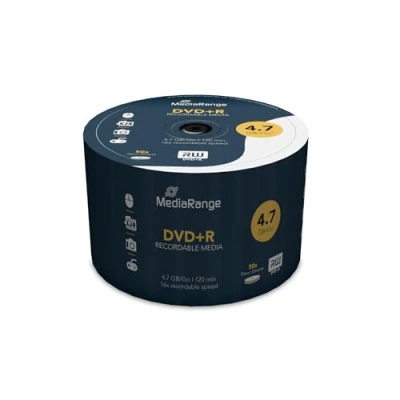 Abbildung von Mediarange DVD Rohling 50 Rohlinge DVD+R 4,7GB 16x Spindel