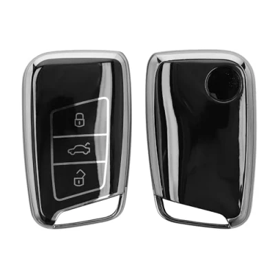 Abbildung von kwmobile Schlüsseltasche Autoschlüssel Hülle für VW (1 tlg), Schlüsselhülle Silikon Cover