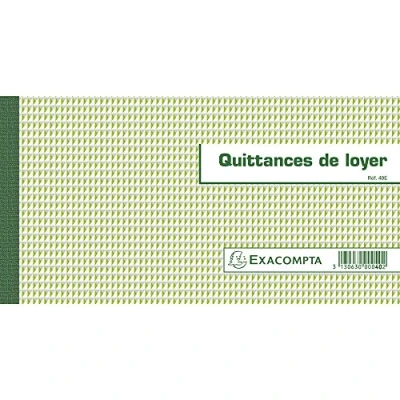 Abbildung von EXACOMPTA Carnet ‡ souche &quot;Quittances de loyer&quot; VE = 1