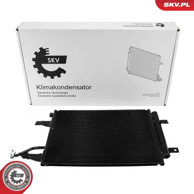 Abbildung von ESEN SKV 86SKV108 Klimakondensator mit Trockner Aluminium 545mm MITSUBISHI: COLT 6, SMART: Forfour I