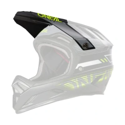 Abbildung von O&#039;NEAL Mountainbike Ersatzteile MTB Motocross Ersatzschirm für den BACKFLIP Helmet ECLIPSE V.23 Spare Visor Grau Neon Gelb One Size