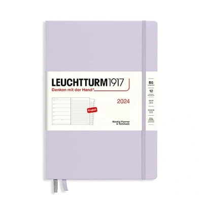 Abbildung von LEUCHTTURM1917 367846 Wochenplaner Composition (B5) 2024, 12 Monate, Lilac, Englisch