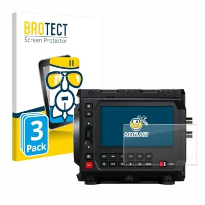 Abbildung von BROTECT Schutzglas für Blackmagic Design Pyxis 6K (3 Stück) Schutzfolie Panzer Folie Glas [Extrem Kratzfest 9H, Anti Fingerprint, Ultra Transparent]