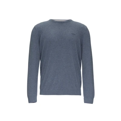 Abbildung von s.Oliver MIT LOGO Stickerei Strickpullover, Herren, Größe: Small, Blau