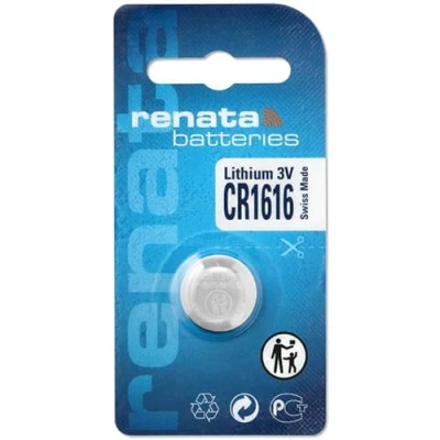 Abbildung von Renata CR1616.CU Lithium Knopfbatterie, 50mAh