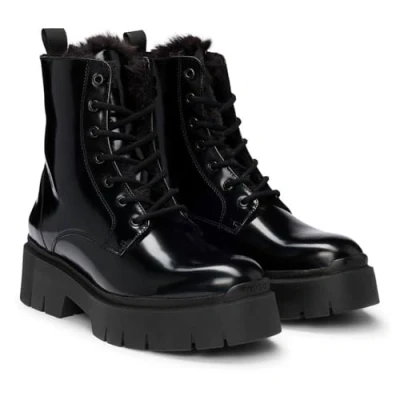 Abbildung von HUGO KRIS Plateaustiefelette, Damen, Größe: 38, Black one Schuhe