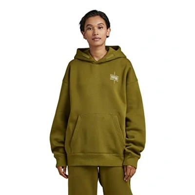 Abbildung von G STAR RAW Herren Unisex Core Loose Hoodie, Grün (avocado D23224 C235 D612), S