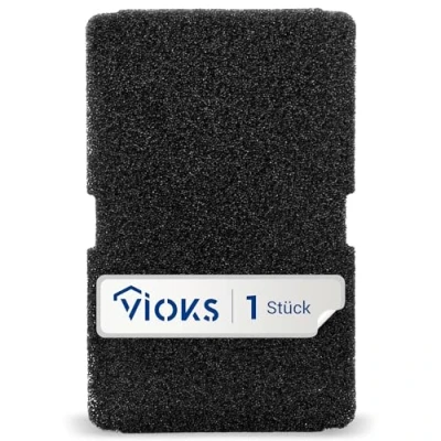 Abbildung von VIOKS Schwammfilter Trockner Filter Ersatz für Beko Blomberg ElektraBregenz Grundig 2964840100 Smeg 782372152 Filtermatte Kondenstrockner Schaumstofffilter 240x155x11mm Wärmepumpentrockner