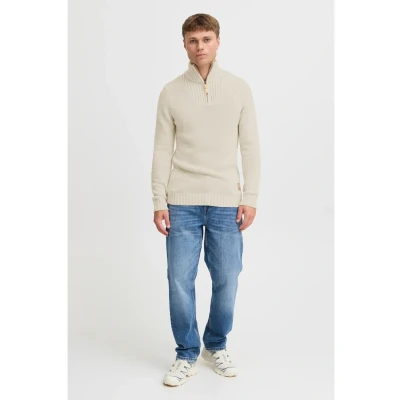 Abbildung von Solid Sdpetro Strickpullover, Herren, Größe: Small, Oyster grey