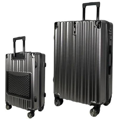 Abbildung von SIGN German Design Trolley Reisekoffer Hartschalen Koffer, 360 Zwillingsrollen M/L/XL, Netztasche auf der Rückseite