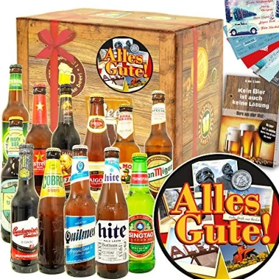 Abbildung von Alles Gute/Bier Geschenk Welt/außergewöhnliche Geschenke