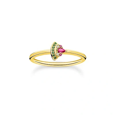 Abbildung von THOMAS SABO Ring Wassermelone gold vergoldetes Silber TR2353 488 7 54