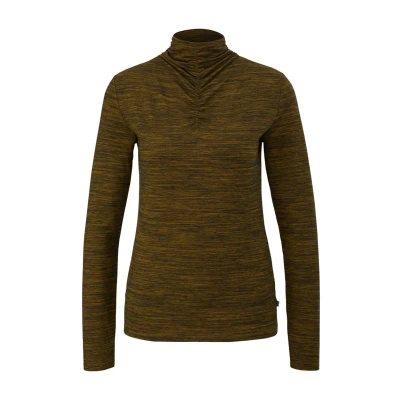 Abbildung von QS by s.Oliver Langarmshirt, Damen, Größe: XXL, Guacamole