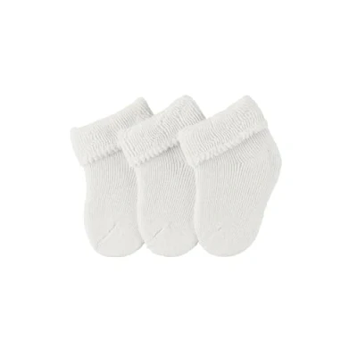 Abbildung von Sterntaler® Feinsöckchen Erstlingssocken uni, 3er Pack (3 Paar, Kindersocken, aus Baumwolle für Kinder) Babysocken mit süßen Motiven, Kurzsocken Baby Vollplüsch