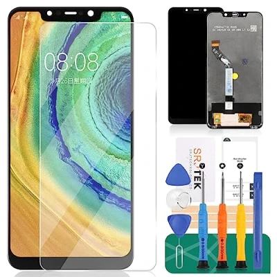 Abbildung von Ersatzdisplay für Xiaomi Mi Pocophone F1 LCD Display Touch Screen Digitizer Assembly mit Rahmen Poco Bildschirm 6,18 Zoll (6,18 cm), Schwarz, no Frame