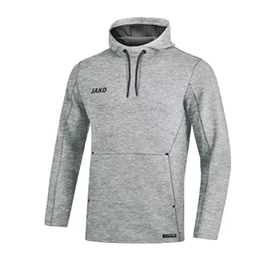 Abbildung von JAKO Damen Premium Basics sweatshirt med hætte Kapuzensweat, Grau Meliert, 40 EU