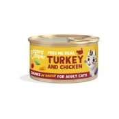 Abbildung von Edgard&amp;Cooper Adult Chunks 85 g Katzenfutter Truthahn&amp;Huhn...