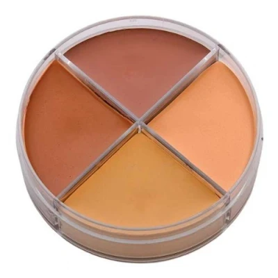 Abbildung von Professionelle Theater Schminke Hautfarbe Horror Verkleidung Make Up Set Creme Schminkdose 4 Farben Halloween Karneval Motto Party