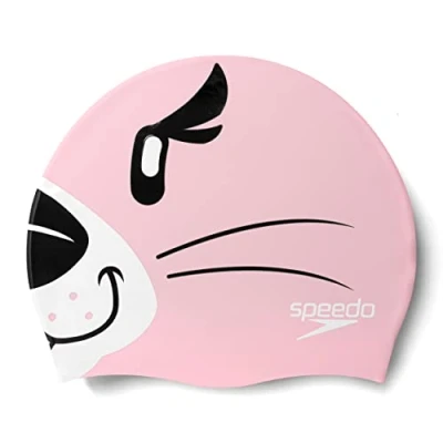Abbildung von SPEEDO Printed Character Cap IU LTS Rosa/Schwarz ARIA Blossom/White