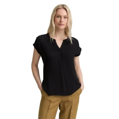 Abbildung von TOM TAILOR Damen 1046435 T Shirt, 14482 Deep Black, XL