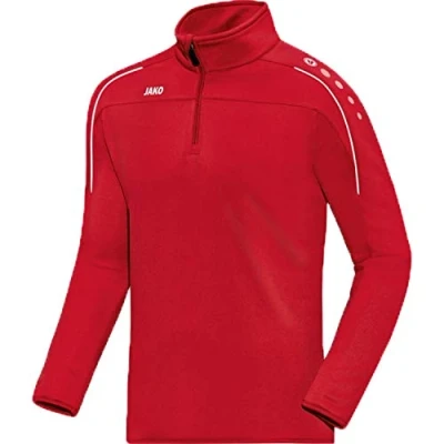 Abbildung von JAKO Classico ZIP Sweatshirt, Herren, Größe: XL, Rotweiss