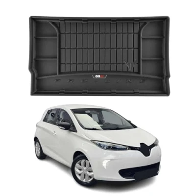 Abbildung von Kofferraumwanne Laderaumwanne kompatibel mit Renault Zoe 2012 2023 OMAC Premium 3D Schwarz