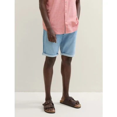 Abbildung von TOM Tailor JOSH Jeans Shorts, Herren, Größe: 38, Used bleached blue denim