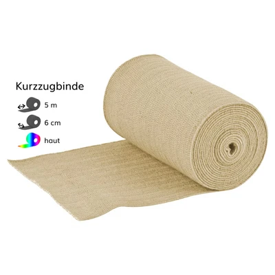 Abbildung von Kurzzugbinde 6 cmx5 m 10 St