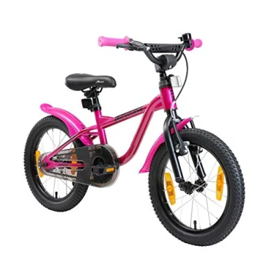 Abbildung von Löwenrad Kinderfahrrad für Jungen und Mädchen ab 4 5 Jahre 16 Zoll Kinderrad mit Bremse Fahrrad Kinder Berry