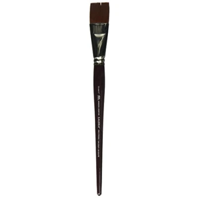Abbildung von Winsor &amp; Newton 5733125 Galeria Acrylpinsel, aus Synthetikfasern, ideale Kontrolle für dickere Farbaufträge, Ein Strich Pinsel 1 Zoll, 25mm