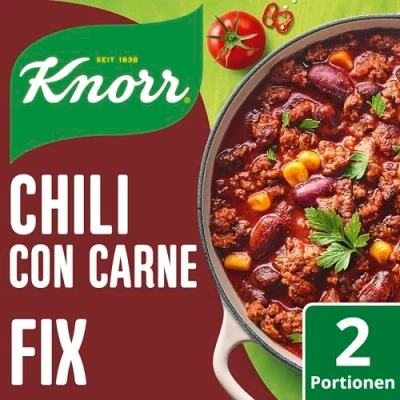 Abbildung von Knorr Fix Würzmischung Chili con Carne für ein würziges Fleischgericht mit natürlichen Zutaten 33 g
