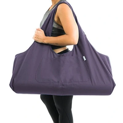 Abbildung von Yogiii Große Yogamatte Tasche die Originale YogiiiTotePRO Yogatasche für Matte und Zubehör mit Seitentasche Passend meisten Mattengrößen