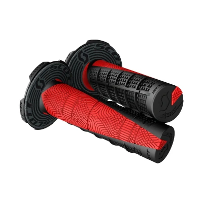 Abbildung von Scott Duece MX Motorrad Griffe inkl.Donut schwarz/rot