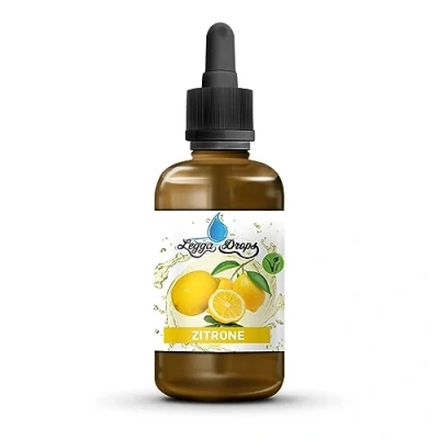 Abbildung von Aromenland Fitness Lebensmittelaroma Legga Drops Zitrone Geschmack zuckerfrei kalorienfrei 50 ml