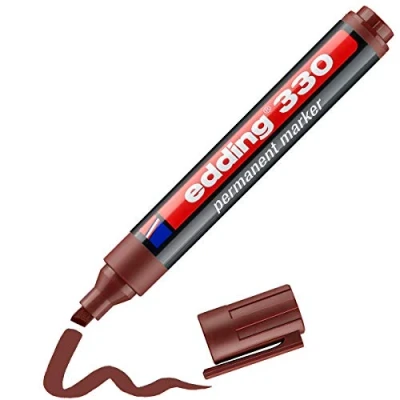 Abbildung von 10 x edding Permanentmarker 330 braun