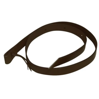Abbildung von PFIFF 004334 Tie Strap, Sattelgurt, Westernsattelgurt, Westernsattel, Westernreiten, Leder, Schwarz, ca. 180 x 3,5cm