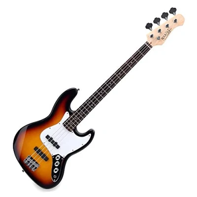 Abbildung von Rocktile Fatboy II SB E Bass Sunburst Jazz Style 2 Single Coil Tonabnehmer Korpus: Linde Griffbrett: Palisander Mensur: 34&quot; Longscale
