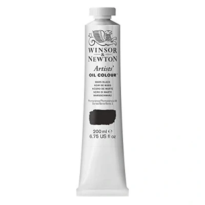 Abbildung von Winsor &amp; Newton 1237386 Artists Ölfarbe 200ml Tube, Künstler mit höchstmöglicher Pigmentierung, höchste Lichtechtheit Marsschwarz