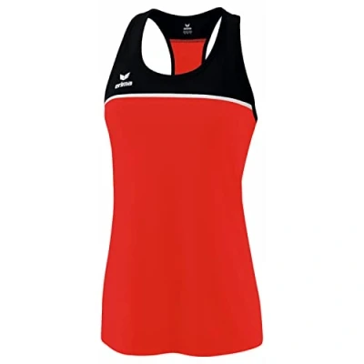 Abbildung von Erima Change BY TANK Top, Damen, Größe: 40, Rot schwarz weiss