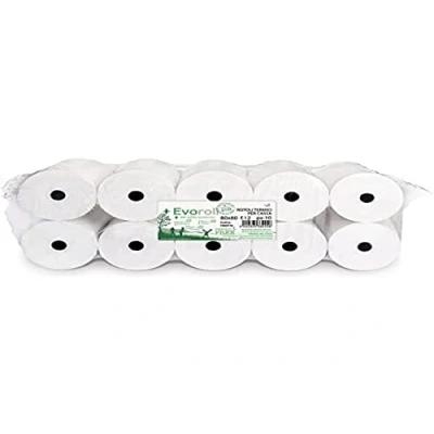Abbildung von Rotolificio Pugliese 93454 Blister 10 Rollen Thermopapier, 79 mm x 80 m, Durchmesser 77 mm, 55 g