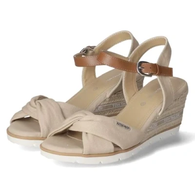 Abbildung von TOM Tailor Schaftsandale, Damen, Größe: 41, Sand Schuhe