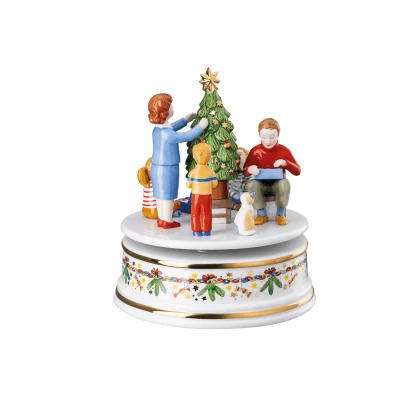Abbildung von Hutschenreuther Sammelkollektion 2024 Weihnachtsleuchten Spieluhr groß