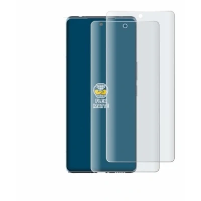 Abbildung von BROTECT Full Cover Schutzfolie Matt für HTC U24 Pro (2 Stück) Screen Displayschutz Folie, 3D Curved, Anti Reflex