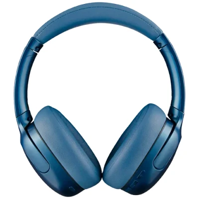 Abbildung von Intenso O400HA Over Ear Kopfhörer Hybrid Active Noise Cancelling, bis zu 75 Stunden Laufzeit und Bluetooth 5.3, mit Musikmodus, Transparency Modus schneller Ladezeit, blau