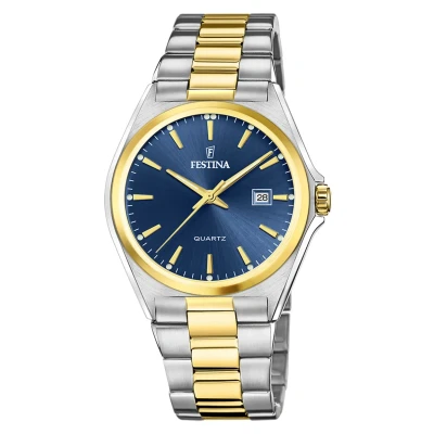 Abbildung von Festina Herren Analog Quarz Uhr mit Edelstahl Armband F20554/4